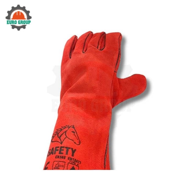 Găng Tay Da Hàn GNC Safety Màu Đỏ Chống Nhiệt Bảo Vệ Tay