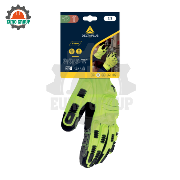 Găng tay chống rung Delta Plus EOS VV906 size 9 chống va đập