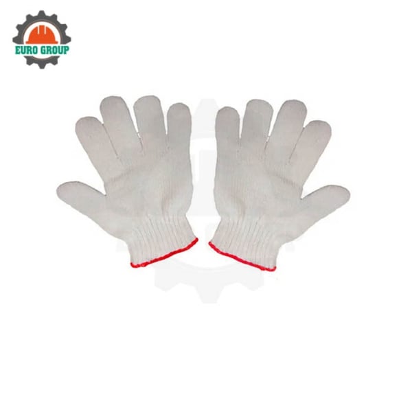 Găng Tay Bảo Hộ Sợi Len Màu Kem Giá Rẻ, Bền, Thoáng, Dùng Công Trường