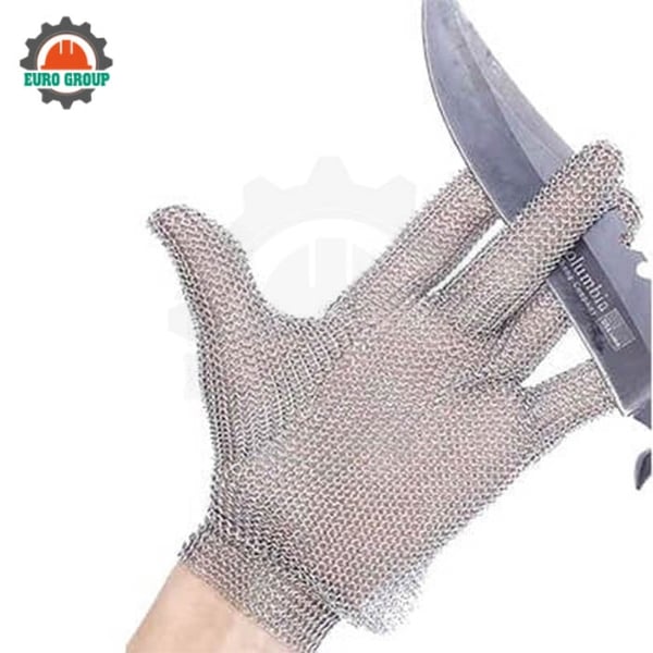 Găng Tay Lưới Inox Chống Cắt Móc Cài