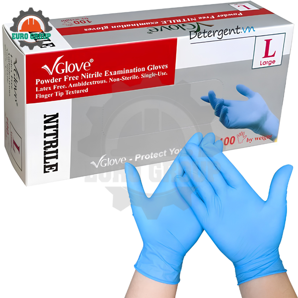 Găng Tay Nitrile Không Bột Chính Hãng