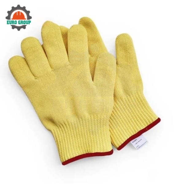 Găng Tay Aramid Chống Cắt Và Chịu Nhiệt 100 Độ C Dài 25cm