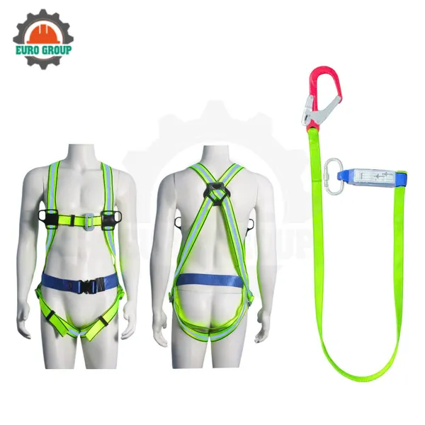 Dây đai toàn thân GB3 khóa bấm 1 móc giảm xóc