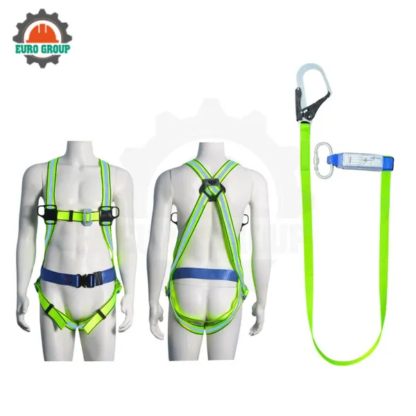 Dây đai toàn thân GB3 khóa bấm 1 móc giảm xóc