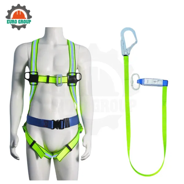 Dây đai toàn thân GB3 khóa bấm 1 móc giảm xóc