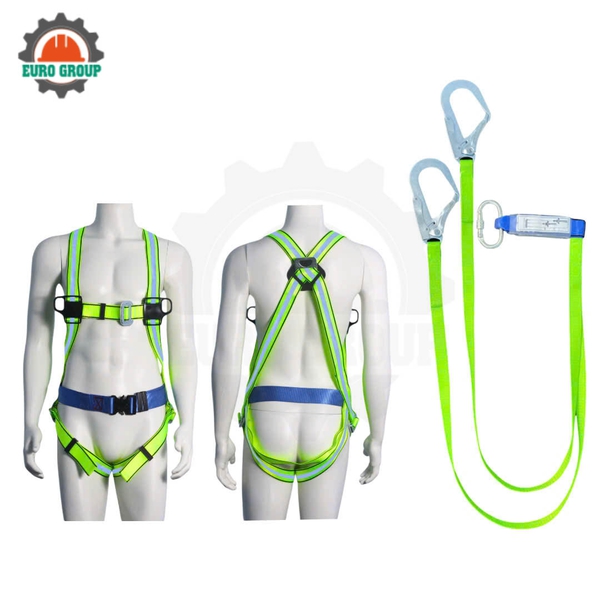 Dây đai toàn thân GB4 khóa bấm 2 móc giảm xóc