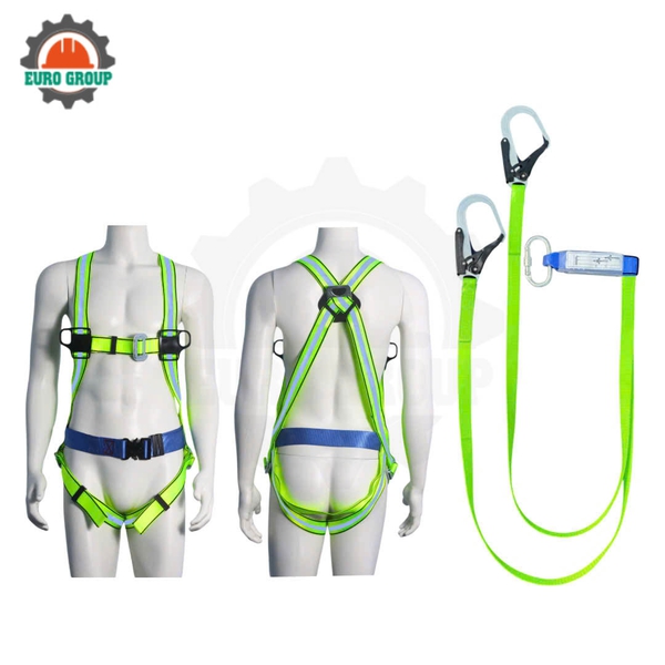 Dây đai toàn thân GB4 khóa bấm 2 móc giảm xóc
