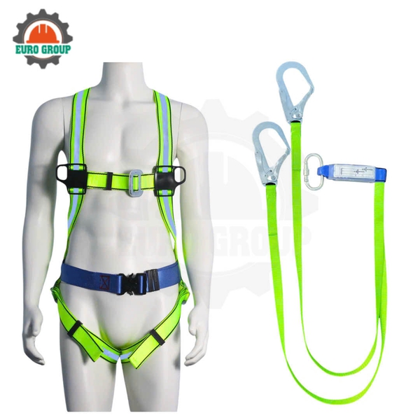 Dây đai toàn thân GB4 khóa bấm 2 móc giảm xóc