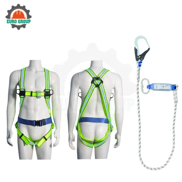 Dây đai toàn thân GB7 khóa bấm 1 móc dây thừng giảm xóc