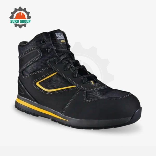 Giày BHLĐ Jogger Speedy Cao Cổ Chống Đinh, Chịu Nhiệt 300°C, Ôm Chắc Cổ Chân