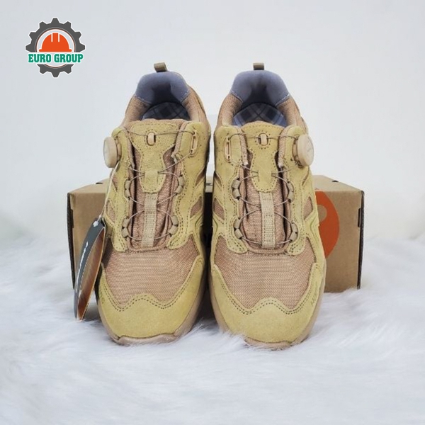 Giày Bảo Hộ Hans HS81 Camel Chống Trơn Trượt, Thoáng Khí Và Chống Đinh