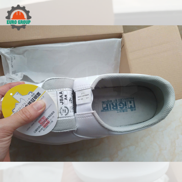 Giày Higrip NHF600 trắng chống trơn trượt