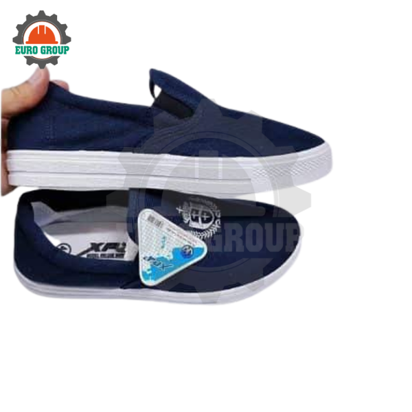 Giày bảo hộ XP 3027-2 không dây vải bạt mềm đế cao su