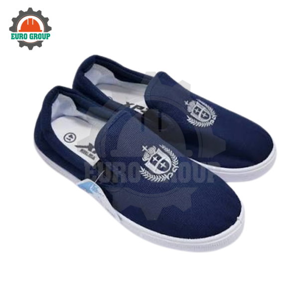 Giày bảo hộ XP 3027-2 không dây vải bạt mềm đế cao su