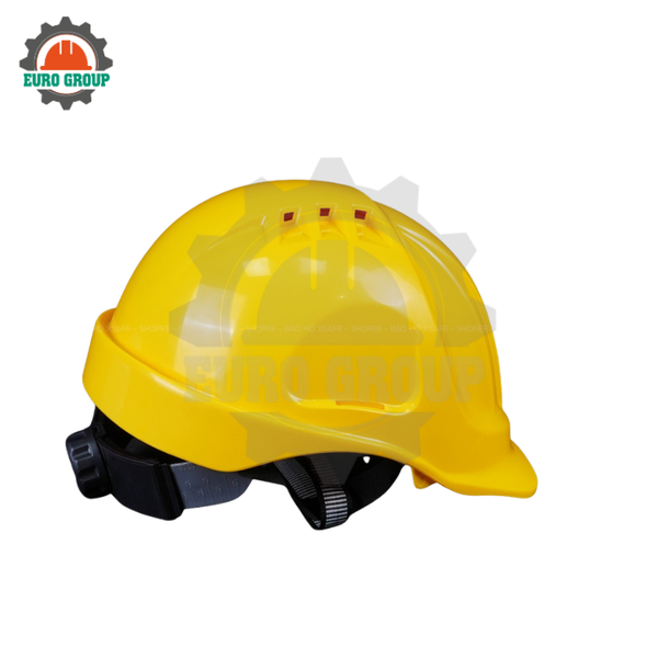 Nón Bảo Hộ Safetyman GM16V Màu Trắng, Nhựa ABS, Khóa Vặn