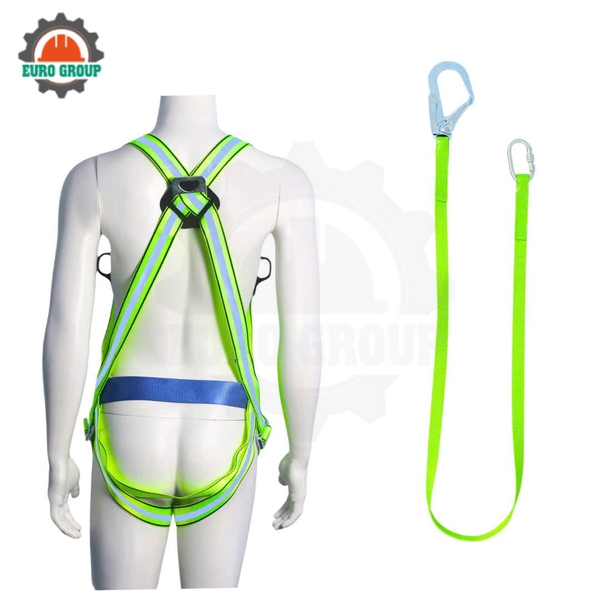 Dây đai toàn thân GV1 khóa vuông 1 móc dây bẹ