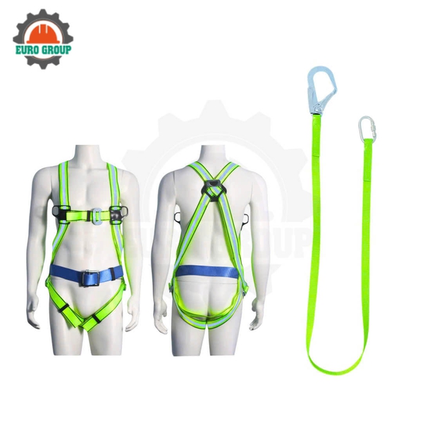 Dây đai toàn thân GV1 khóa vuông 1 móc dây bẹ