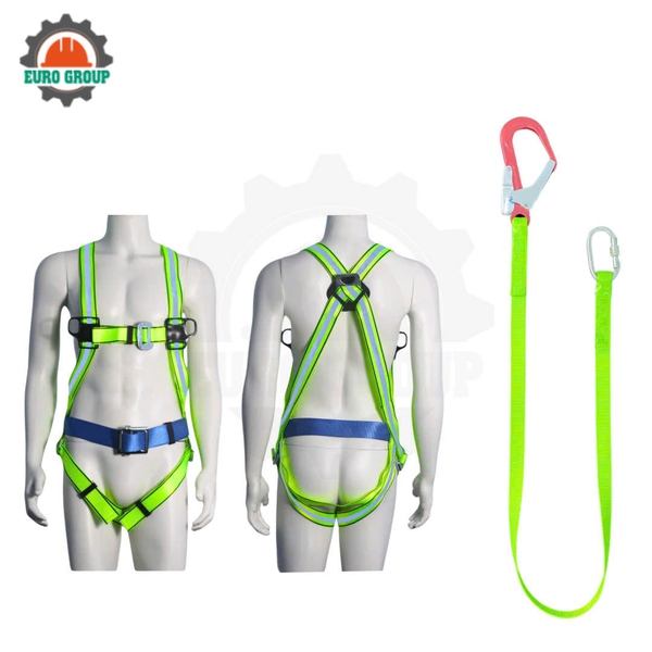 Dây đai toàn thân GV1 khóa vuông 1 móc dây bẹ