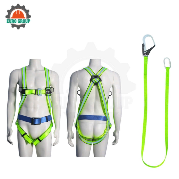 Dây đai toàn thân GV1 khóa vuông 1 móc dây bẹ