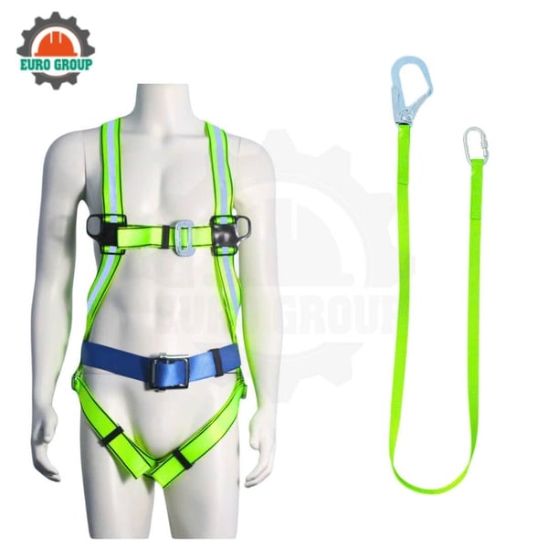 Dây đai toàn thân GV1 khóa vuông 1 móc dây bẹ