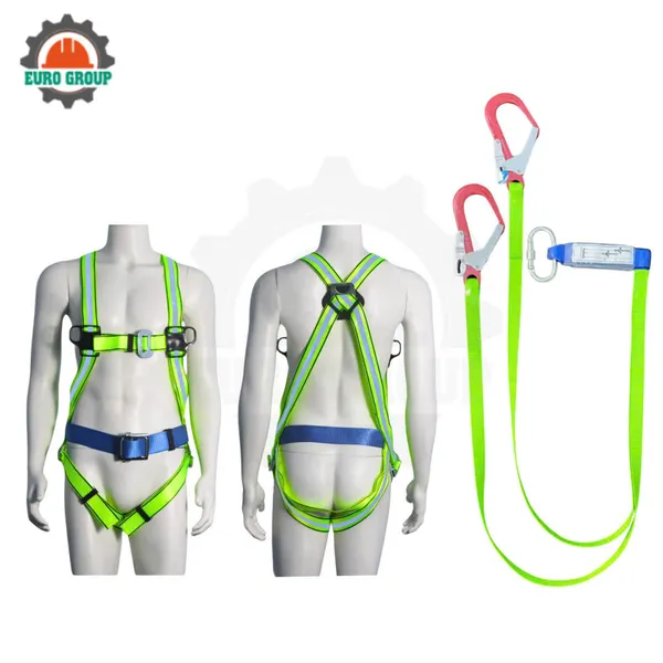 Dây đai toàn thân GV4 khóa vuông 2 móc giảm xóc