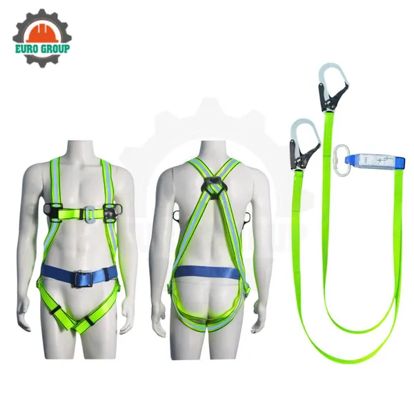 Dây đai toàn thân GV4 khóa vuông 2 móc giảm xóc