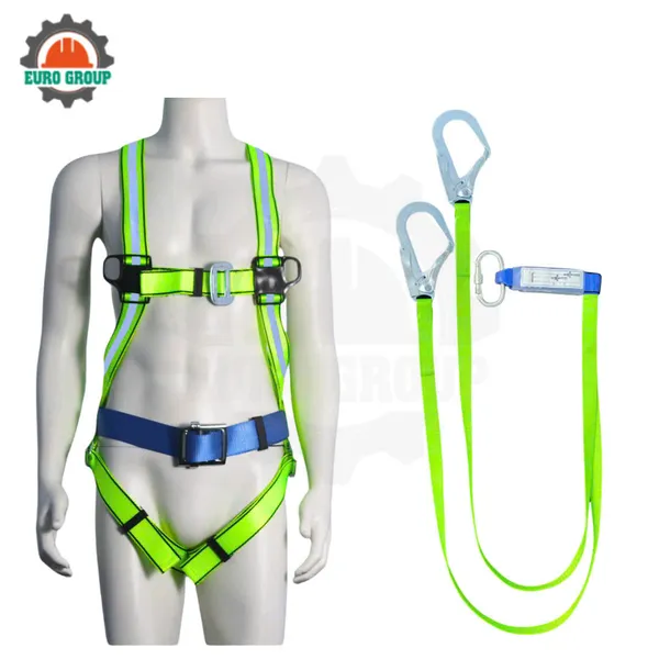 Dây đai toàn thân GV4 khóa vuông 2 móc giảm xóc