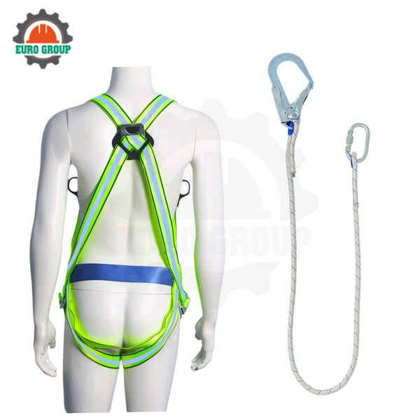 Dây đai toàn thân GV5 khóa vuông 1 móc dây thừng