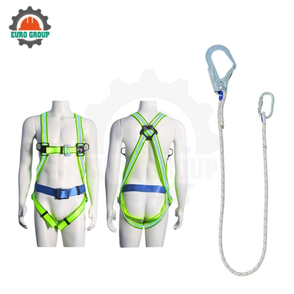 Dây đai toàn thân GV5 khóa vuông 1 móc dây thừng