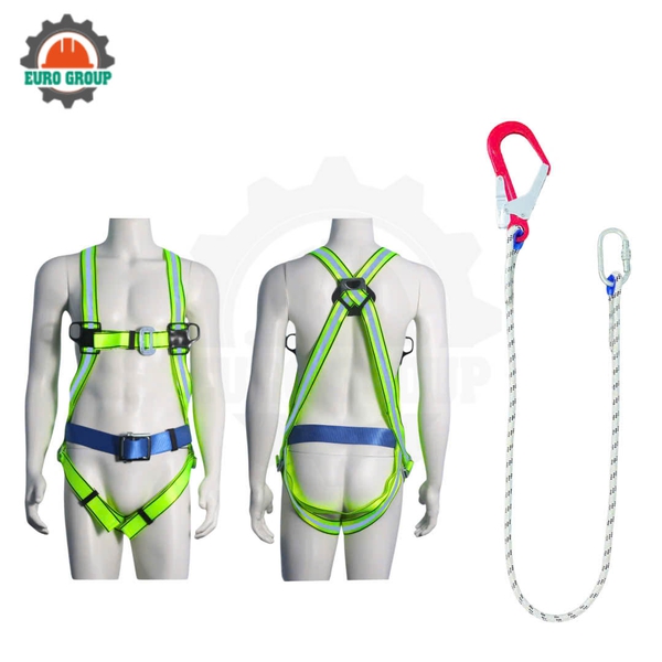 Dây đai toàn thân GV5 khóa vuông 1 móc dây thừng