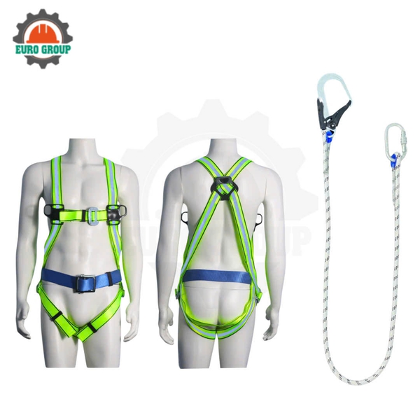 Dây đai toàn thân GV5 khóa vuông 1 móc dây thừng