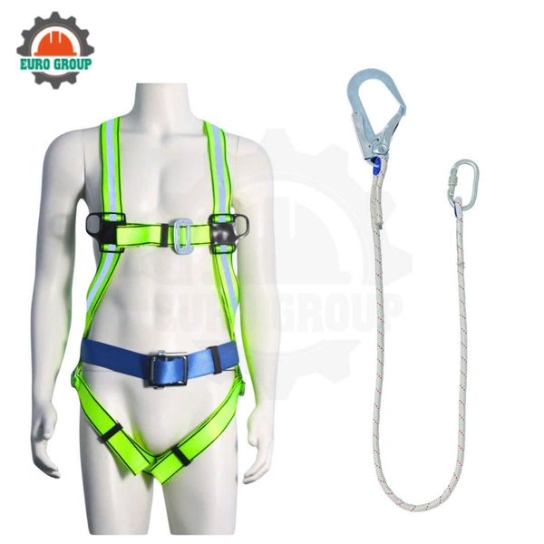 Dây đai toàn thân GV5 khóa vuông 1 móc dây thừng