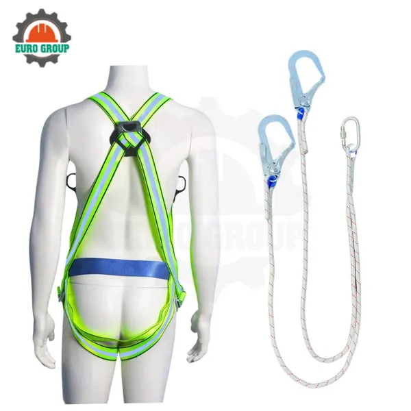 Dây đai toàn thân GV6 khóa vuông 2 móc dây thừng