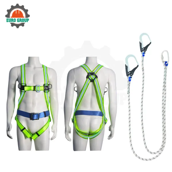 Dây đai toàn thân GV6 khóa vuông 2 móc dây thừng
