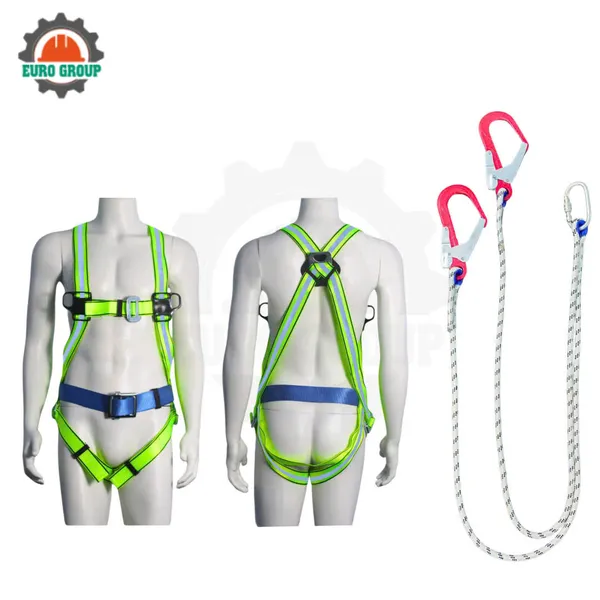 Dây đai toàn thân GV6 khóa vuông 2 móc dây thừng
