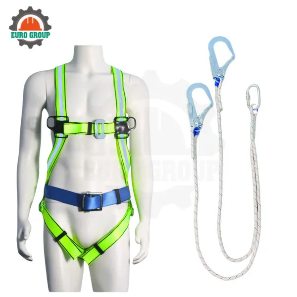 Dây đai toàn thân GV6 khóa vuông 2 móc dây thừng