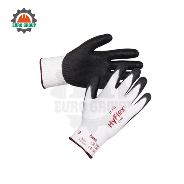 Găng Tay Chống Cắt Ansell 11-735 Ôm Tay, Chống Cắt Và Tăng Độ Bền