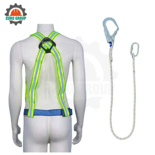 Dây đai bán thân K5 khóa nẹp 1 móc sắt dây thừng