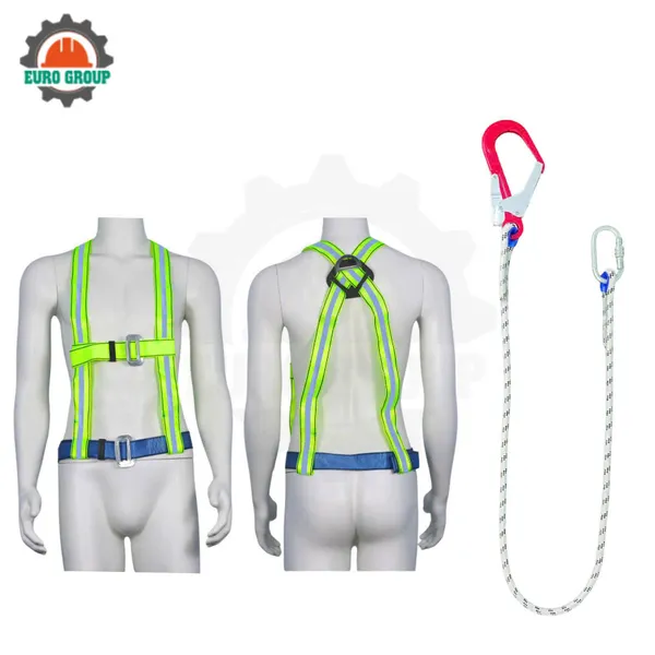 Dây đai bán thân K5 khóa nẹp 1 móc sắt dây thừng