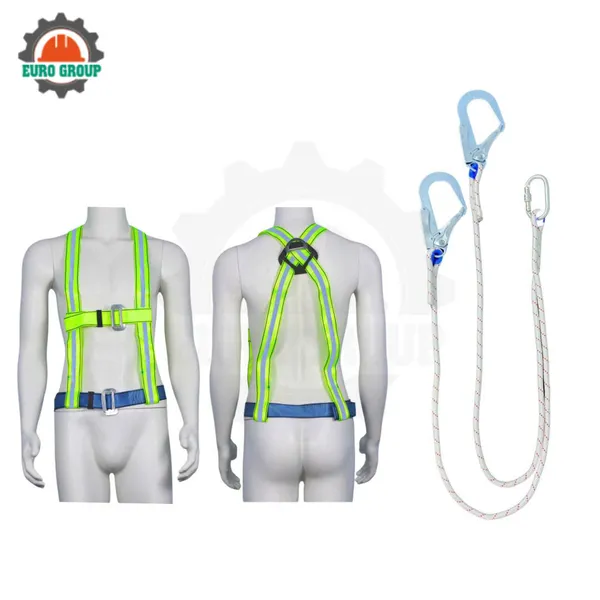 Dây đai bán thân K6 khóa nẹp 2 móc dây thừng