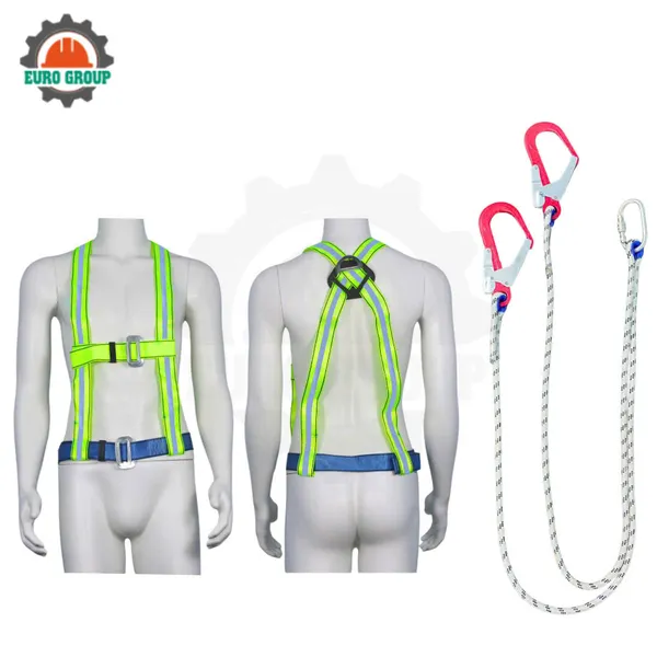 Dây đai bán thân K6 khóa nẹp 2 móc dây thừng