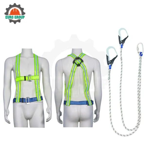 Dây đai bán thân K6 khóa nẹp 2 móc dây thừng