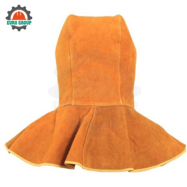 Mũ Trùm Đầu Da Bò Cách Nhiệt Chống Tia Lửa Bảo Vệ Đầu