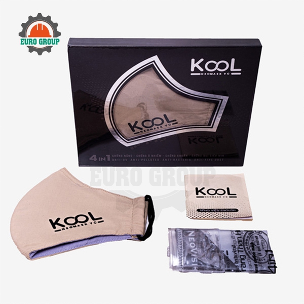 Khẩu Trang Chống Nắng 4 In 1 Kool NeoMask VC Chống Nắng, Chống Bụi Mịn Và Vi Khuẩn