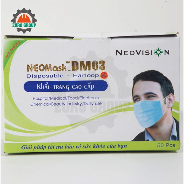 Khẩu Trang Y Tế 3 Lớp Neomask DM03-NW Lọc Bụi Mịn, Ngăn Vi Khuẩn Hiệu Quả  Meta description: