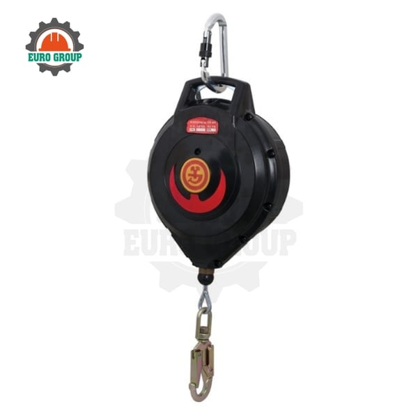 Dây Cứu Sinh Tự Co Cáp Thép Mạ Kẽm, Hộp ABS Chống Va Đập