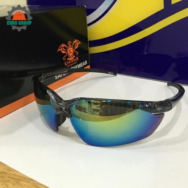 Kính Bảo Hộ Kingwear KY715 Chống Tia UV Phủ Bóng, Chống Va Đập