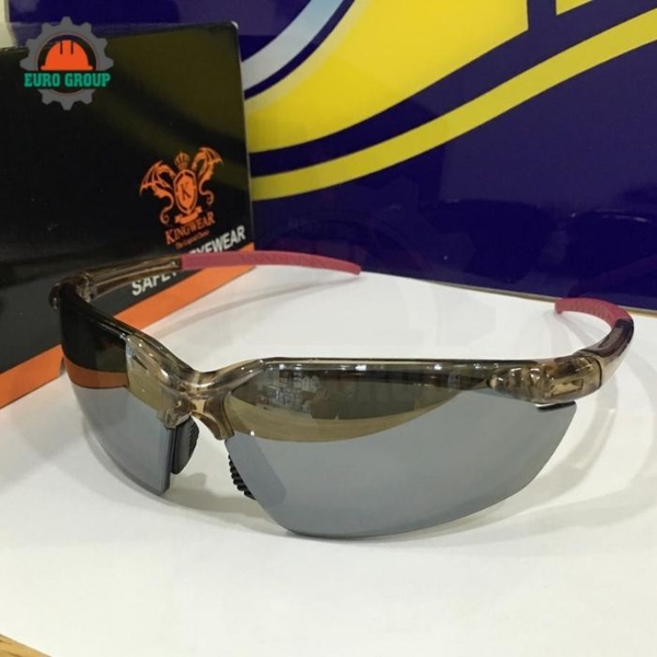 Kính Bảo Hộ Kingwear KY734 Chống Tia UV Phủ Bóng, Chống Trầy Xước