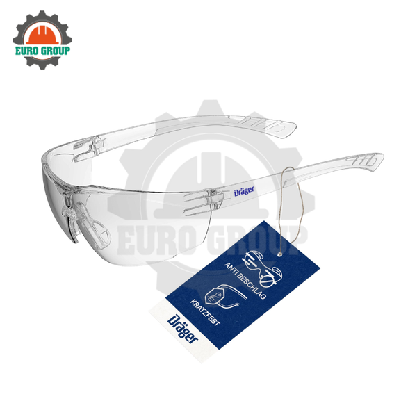  Kính Bảo Hộ Draeger X-pect 8320 Chống Hóa Chất, Chống Tia UV, Chống Trầy Xước
