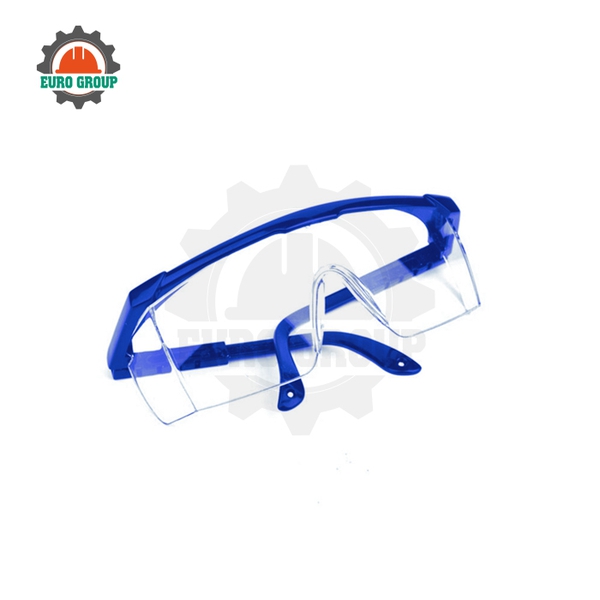 Kính Trong Gọng Xanh 806 Chống Bụi, Chống Hóa Chất, Điều Chỉnh Linh Hoạt